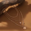 SOHI Women's California Gold The Ellie Multi-Layer Necklace - 3 of 4