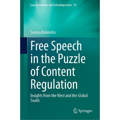 Free Speech in the Puzzle of Content Regulation - (Law, Governance and Technology) by  Soorya Balendra (Hardcover)
