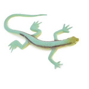 Collectible Wildlife Gifts | Lizard, Blue Striped Lizard, Rubber Reptile Toy, Realistic Figure, Model,   Educational, Gift,    3"     F6068 B380 - 1 of 4