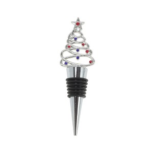 Unique Bargains Christmas Tree Bottle Stopper Zinc Alloy PTR 4.33"x1.26"x0.79" 1 Pc - 1 of 3