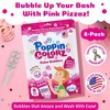 South Beach Bubbles PoppinColorz 8-Piece Bubble Solution and Wands Party Pack | Pink Pizzaz - 4 of 4
