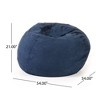 NicBex Bean Bag Chair,Beanbag Chair with Removable Microsuede Cover,Adults Lounge Sofa,Comfy Chair for Living Room Bedroom - 3 of 4