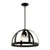 Livex Lighting Stoneridge 4 - Light Pendant in  Textured Black - 3 of 4