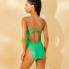 Women's Tie Back Extra High Leg Extra Cheeky One Piece Swimsuit - Wild Fable™ - 2 of 4