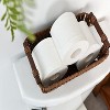 BRINJOY Boho Decor & Storage Woven Baskets (2pcs, White) - All-Room Fit " - 4 of 4