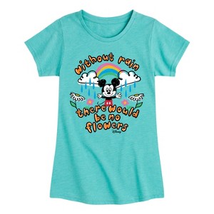 Girls' - Disney - Mickey Mouse Fitted Short Sleeve Graphic T-Shirt - 1 of 4