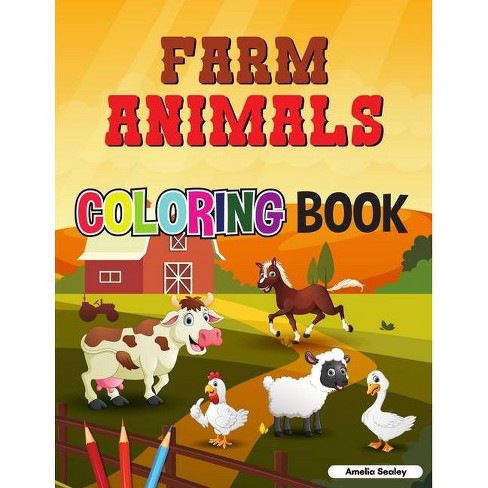 Download Farm Animals Coloring Book By Amelia Sealey Paperback Target