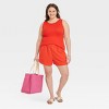 Women's Slim Fit Ribbed Tank Top - A New Day™ - 3 of 4