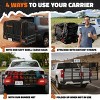 Mockins 66"x30"x14" XL High Rail Hitch Cargo Carrier with 45 Cu.Ft. Waterproof Hitch Bag, Rear Lights, License Plate Holder and Accessories - 3 of 4
