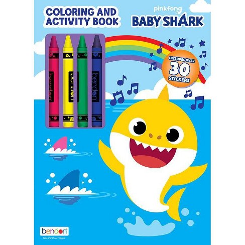 Download Baby Shark Coloring Book With Crayons Target