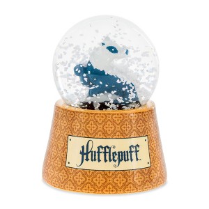 Silver Buffalo Harry Potter House Hufflepuff 3-Inch Mini Light-Up Snow Globe - 1 of 4
