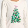 Toddler Girls' Holiday Long Sleeve Graphic T-Shirt - Cat & Jack™ Cream - 2 of 4