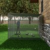 GDFStudio Andrew Modern Large Outdoor Metal Chicken Coop - 2 of 4