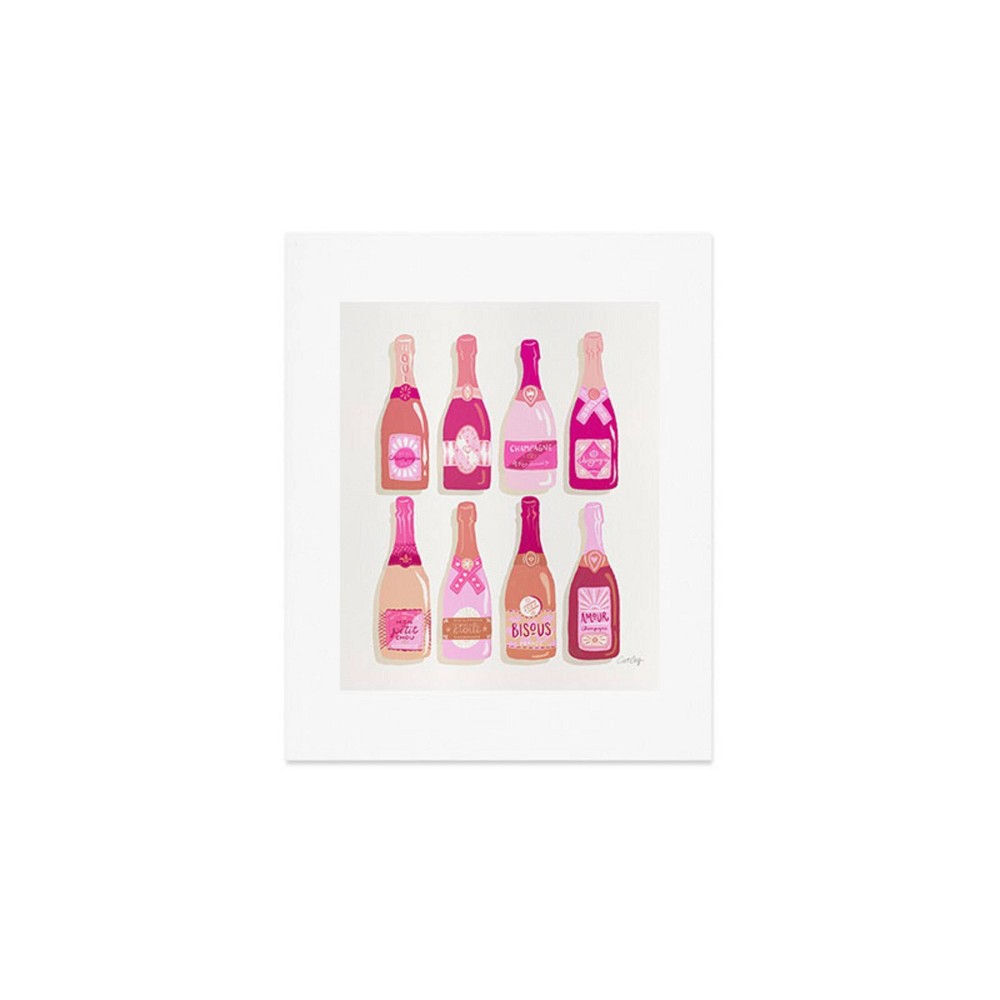 Photos - Other Decoration Deny Designs 8"x10" Cat Coquillette French Champagne Collection Pink Unframed Art Print:Modern Wall Art, Cardstock Paper