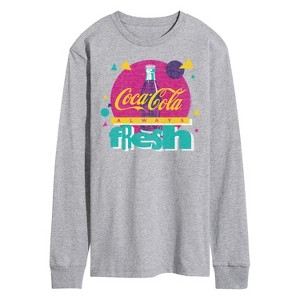 Men's - Coca-Cola - 90's Retro Long Sleeve Graphic T-Shirt - 1 of 4