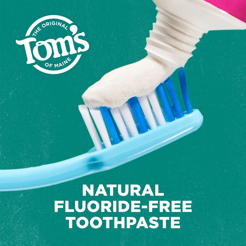 Tom&#39;s of Maine Antiplaque and Whitening Natural Toothpaste - Peppermint - 4.5oz/3pk, 5 of 7