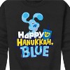 Boys' - Blues Clues & You - Happy Holiday Blue Graphic Long Sleeve Fleece Sweatshirt - 2 of 4