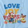 Toddler Boys' Paw Patrol Christmas Love And Joy With Chase And Rubble T-Shirt - 2 of 4