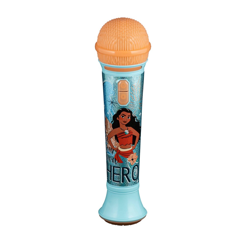 (Case of 6 microphone) Disney Moana Sing Along MP3 Microphone With Sparkly Flashing Lights.