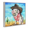 Stupell Industries Wild West Cowboy Pig, 20" x 16" - 3 of 4