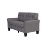 Poundex 2 Piece Fabric Sofa Loveseat Set - 4 of 4