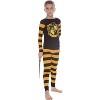 Harry Potter Kids Cotton Tight Fit Crest Pajamas All 4 Hogwarts Houses Available - 2 of 4