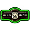Vintage Route 66 Service Station LED Neon Light Sign: Car & Wall Art Decor - American Art Decor - 4 of 4