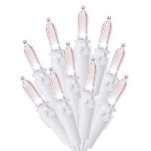 Celebrations LED Mini Warm White 100 ct White Wire String Christmas Lights 24.5 ft. (Case of 12) - 1 of 1