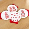 The Lakeside Collection Valentine's Gnome Tabletop Collection - Set of 4 Melamine Plates - 2 of 2