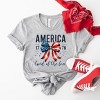 Simply Sage Market Coquette America Land Of The Free Short Sleeve Tee - 3 of 4