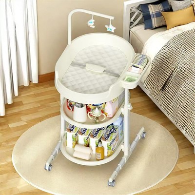 SweDrea Portable Diaper Changing Table for Baby with Storage Drawers