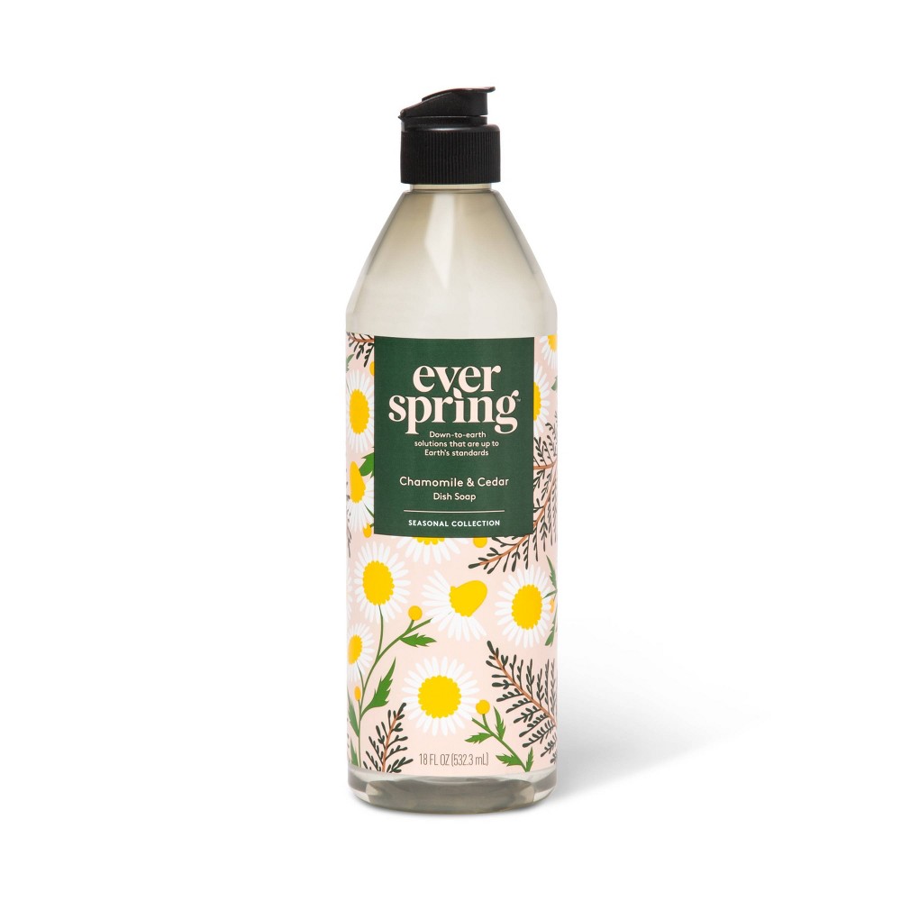 Dish Soap - Chamomile & Cedar - 18 fl oz - Everspring