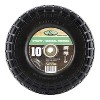 Tricam Farm and Ranch 10 Inch Single No Flat Replacement Pneumatic Turf Tire for Utility Garden Carts, Wheelbarrows, Dollys, and Wagons - 3 of 4