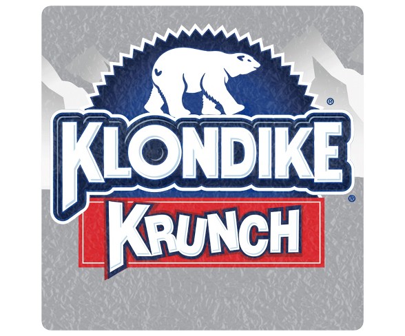 Klondike Krunch Vanilla Ice Cream Bars Dipped in Chocolately Coating with Crispy Rice Pieces - 6ct