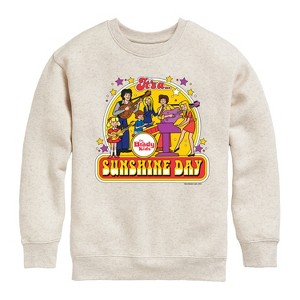 Boys' - The Brady Bunch - The Brady Kids Graphic Long Sleeve Fleece Sweatshirt - 1 of 4