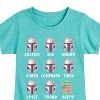Girls' - The Mandalorian - Mandalorian Moods Fitted Short Sleeve Graphic T-Shirt - 2 of 4