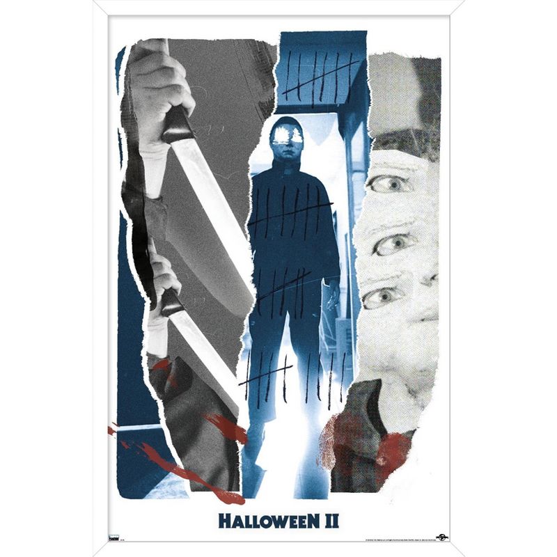Trends International Halloween II - Knife Framed Wall Poster Prints, 1 of 7