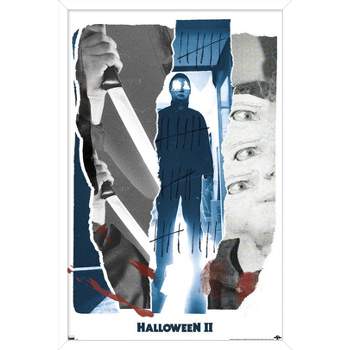 Trends International Halloween II - Knife Framed Wall Poster Prints