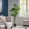 KTMBDW 4Ft/5Ft Artificial Money Tree Plant for Home Office Decor Indoor - 2 of 4