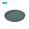 Unique Bargains Restaurant Home Bar Round Plastic Non-Slip Food Service Tray 2 Pcs - 3 of 4