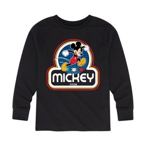 Boys' - Disney - Mickey Jump Retro Long Sleeve Graphic T-Shirt - 1 of 4
