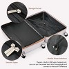 Luggage Set with USB Port & Cup Holder, Spinner Wheels for Travel, 3-Piece Set 20/24/28 Inch – Cuddlewood - 3 of 4