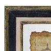 18"x22" Lucian Antiqued Sculpture Framed Wall Art Black/Gold - A&B Home: Vertical Art Deco, Wood Composite Frame, Sawtooth Back - 3 of 3