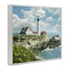 Stupell Industries Portland Lighthouse Peninsula Scene, 20" x 16" - 3 of 4