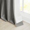 ChicFurnit Curtain Panel Twist Tab Lined for Stylish Window Coverage and Privacy, Gray, 108"*50"*0.13" - 4 of 4
