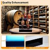 LED Lighted Liquor Shelf 2/3/4 Tier - Acrylic Backlit Bottle Rack with Remote/App Control, Stylish Holder for Home Bar, Wine & Whiskey - 3 of 4