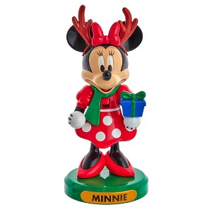 Kurt Adler 6-Inch Disney Minnie Mouse With Tree Nutcracker - 1 of 4