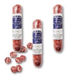 DeLallo Sweet Casalingo Dry-Cured Sausage, 7 oz Stick, (3 Pack) - 1 of 4