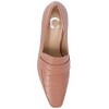 Journee Collection Womens Celina Kitten Heel Loafer Square Toe Pumps - 4 of 4