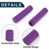Unique Bargains Bike Handlebar Grips Covers 4.92" Purple 1 Pair - 4 of 4